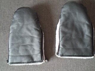 Manoplas polipiel para silla de bebé
