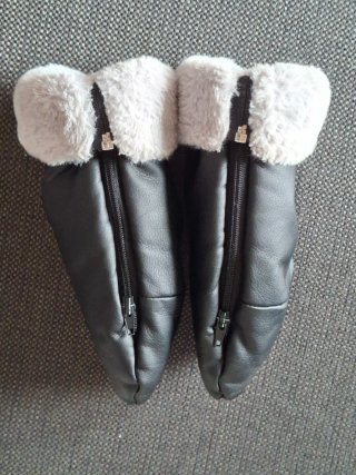 Manoplas polipiel para silla de bebé