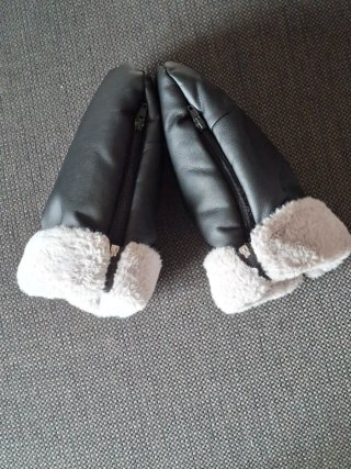 Manoplas polipiel para silla de bebé