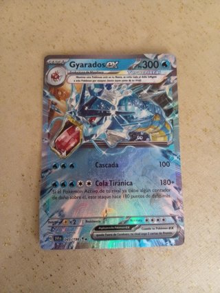 Carta Pokémon Gyarados EX Teracristal