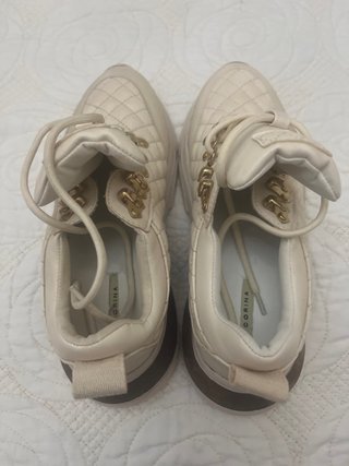 Zapatillas Corina beige talla 37