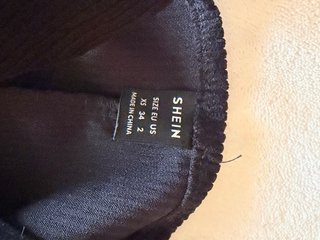 Peto de Pana Negro Talla XS sin estrenar