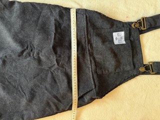 Peto de Pana Negro Talla XS sin estrenar