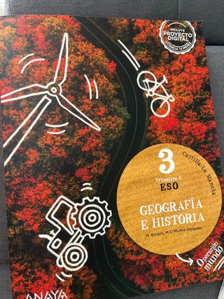 Libro geografía e historia tercero de la eso