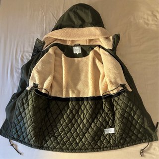 Anorak Pepe Jeans verde forrado
