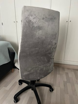 Sillón de escritorio gris