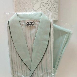 Pijama Caballero Verde Rayas Nuevo Talla 7, largo