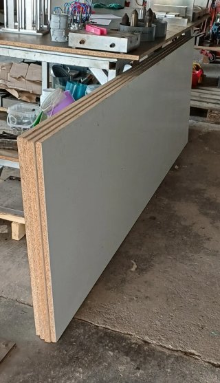 4 Tableros de Aglomerado Blanco