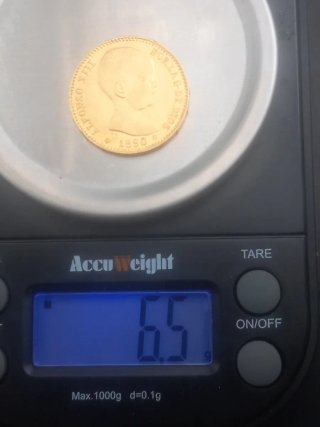 Moneda de Oro Alfonso XIII 1890