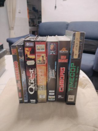 Lote de 6 Películas VHS y DVD