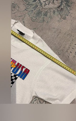 Nascar print Tee genuine 1989 vintage American...