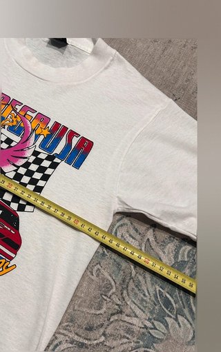 Nascar print Tee genuine 1989 vintage American...