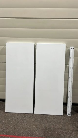 Scaffale bianco nuovo 100x40x97cm