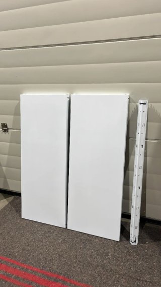 Scaffale bianco nuovo 100x40x97cm