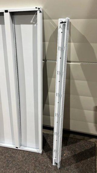 Scaffale bianco nuovo 100x40x97cm