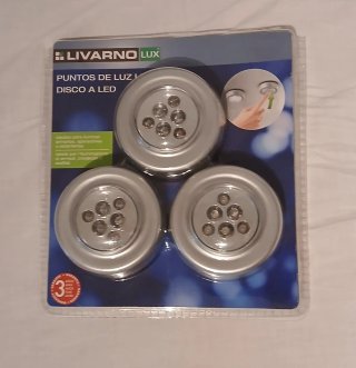 Pack 3 Luces LED para Armario Livarno Lux