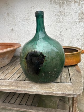 Damajuana de Vidrio Verde