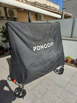 Taula de Ping-Pong amb funda, pales i pilotes