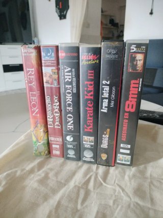 Lote de 6 Películas en VHS