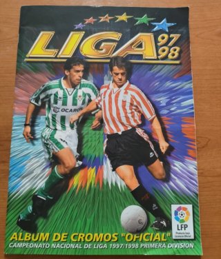 Álbum de Cromos Liga 97/98 Este