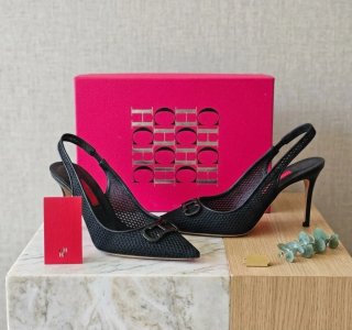 Sandalias Carolina Herrera Negras 39