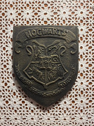 Placa Hogwarts Piedra Tallada A Mano
