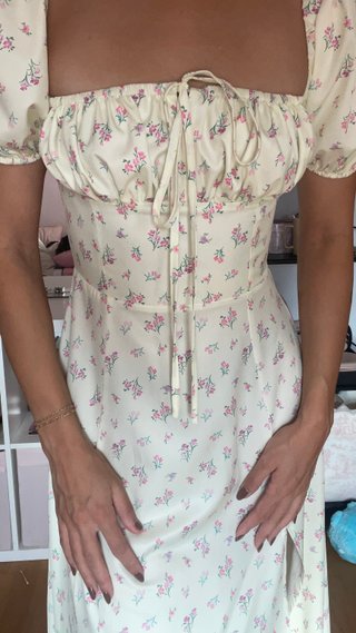 Vestido Largo Floral Shein Talla S