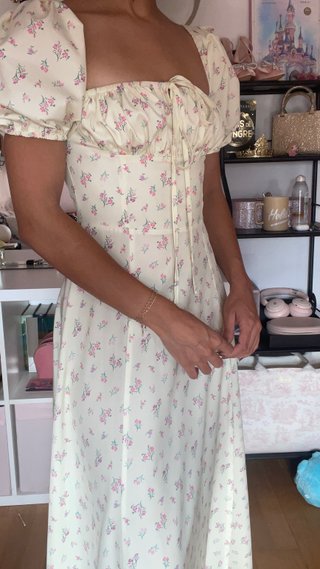 Vestido Largo Floral Shein Talla S