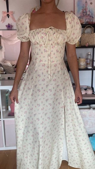 Vestido Largo Floral Shein Talla S