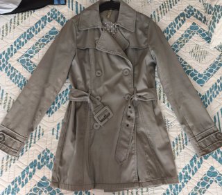 Gabardina Caprice de Fre gris señora