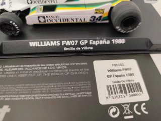 Williams FW07 GP España 1980 Emilio de Villota