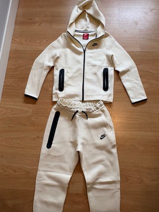 Chándal Nike Tech Fleece Original - Beige niño