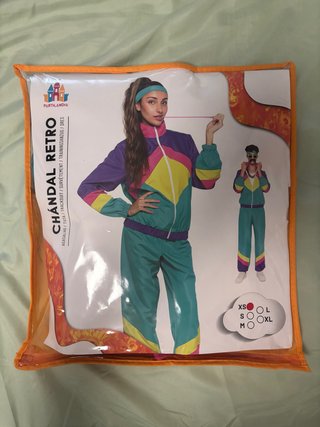 Disfraz Chándal Retro 80s Unisex