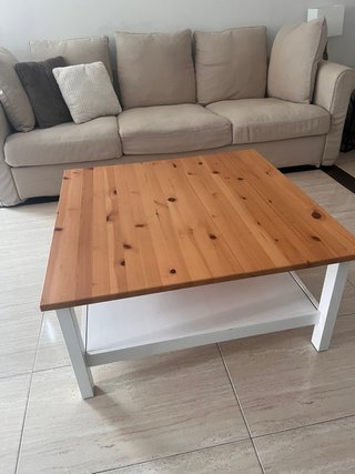 Mesa de centro de madera 90x90