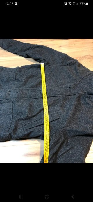 Cappotto uomo Calvin Klein lana grigio S