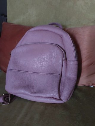 Mochila pequeña rosa