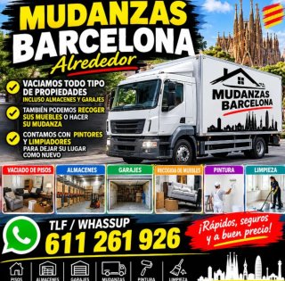 Mudanzas Barcelona alrededor vaciamos pisos locale
