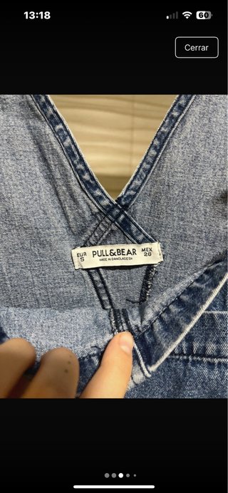 Peto vaquero pull&bear