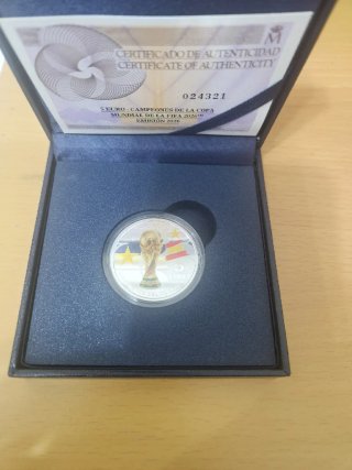 Moneda 5 Euros Plata FIFA 2026 Conmemorativa