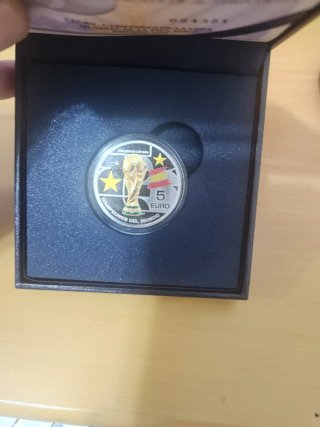 Moneda 5 Euros Plata FIFA 2026 Conmemorativa