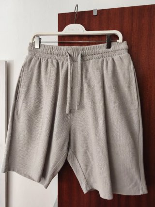 Conjunto bermudas Bershka Gris