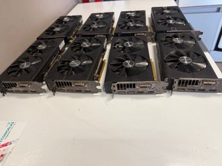 Lote 8 RX 580 8GB Tarjetas Gráficas