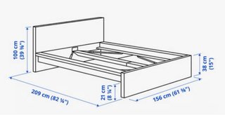 Cama con Colchón IKEA