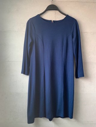 Vestido azul marino Zara