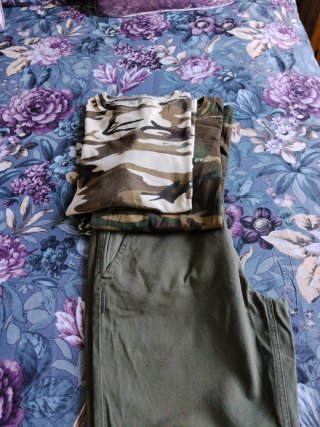 Conjunto Ropa Estilo Militar