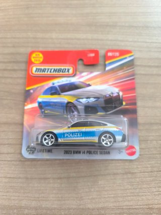 Matchbox 2023 BMW i4 Police Sedan