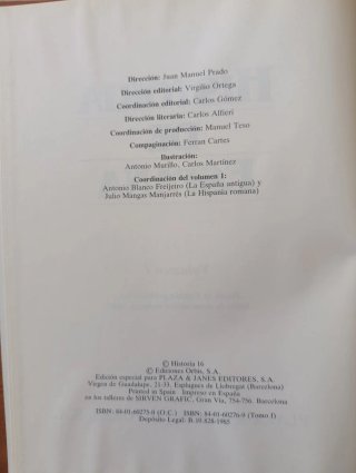 Colección de libros "Historia de España"