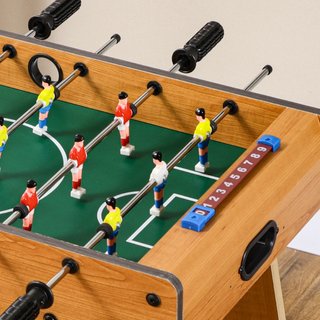 Calcio Balilla Pieghevole in Legno con 6 Aste, 18