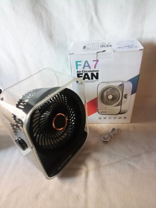 Ventilador Portátil con Luz LED