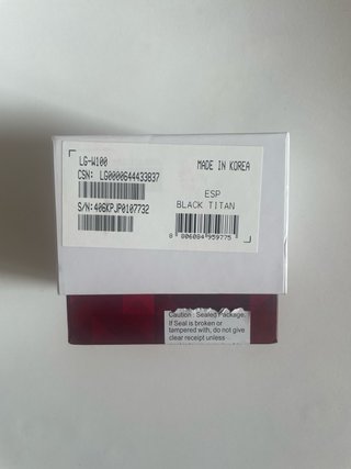 LG G Watch Smartwatch Android Wear Negro